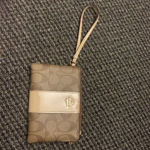 Coach wrist wallet